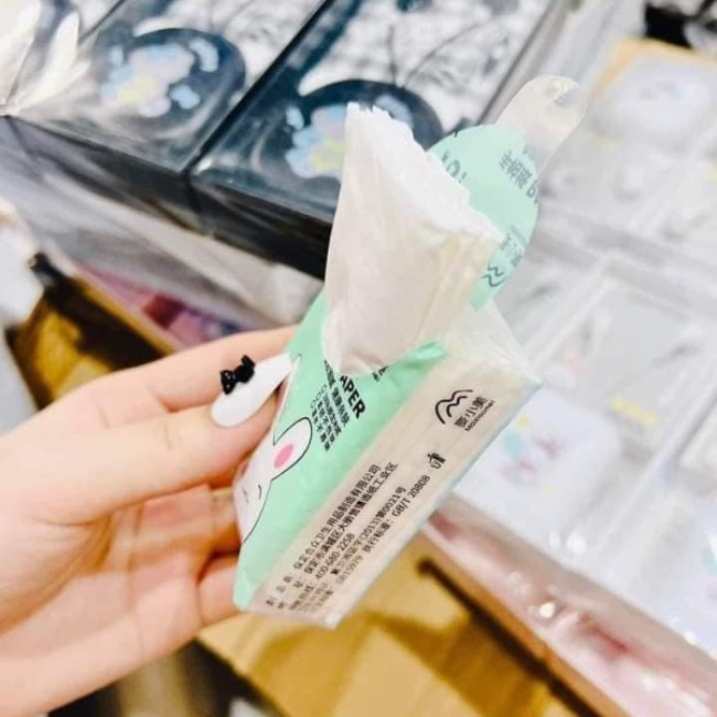 19.12 Lố 10 bịch khăn giấy khô mini Siu Tiện Lợi MXM-2568