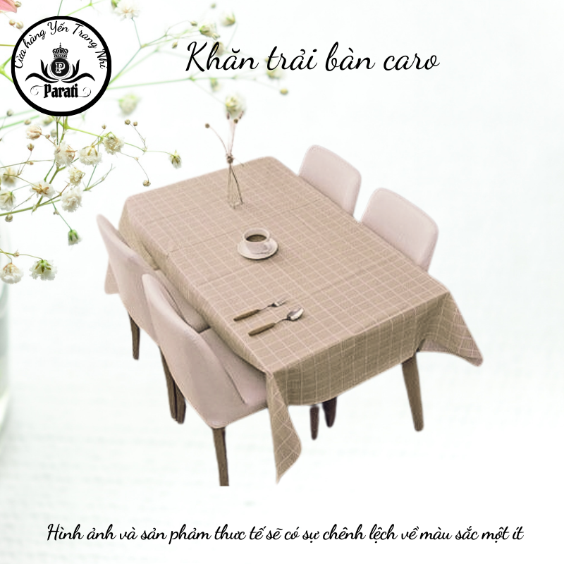Khăn trải bàn nhiều mẫu size 152*137cm