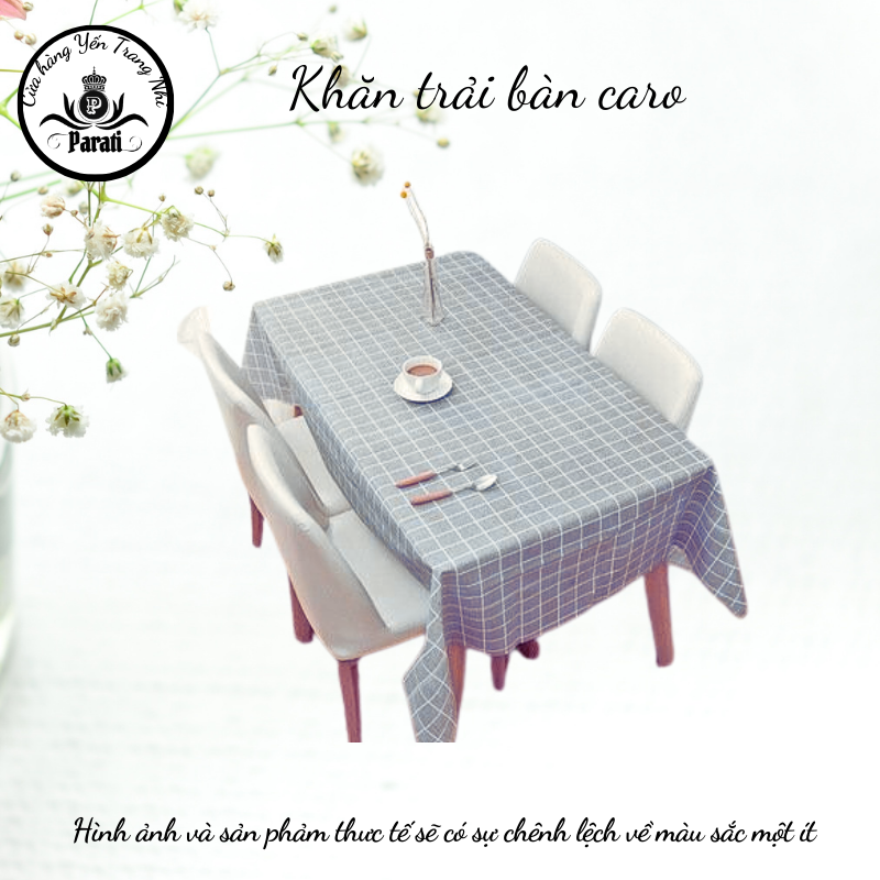 Khăn trải bàn nhiều mẫu size 152*137cm