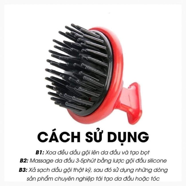 B5. Lược gội đầu Shampoo Massage
