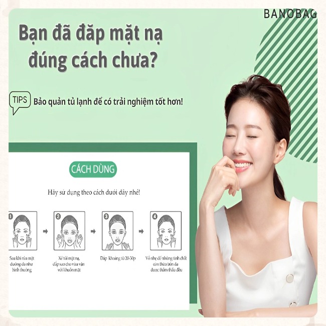 Miếng Mặt N.ạ Giấy Banobagi Mask Super Collagen Stem Cell Vitamin