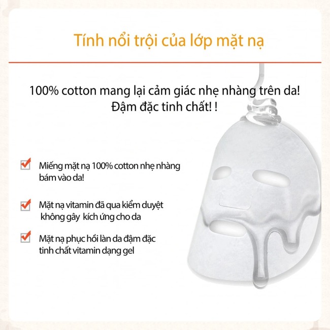 Miếng Mặt N.ạ Giấy Banobagi Mask Super Collagen Stem Cell Vitamin
