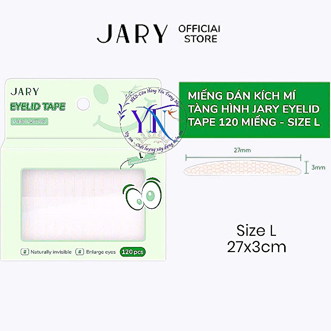 14.6 Miếng dán kích mí tàng hình JARY