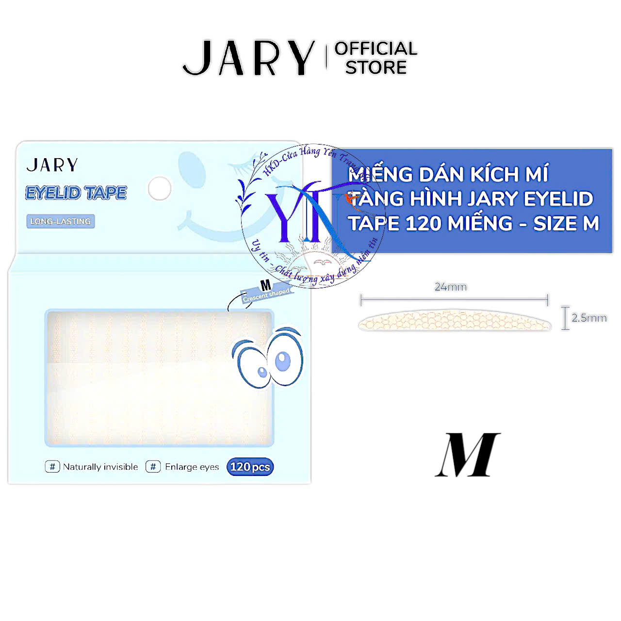 14.6 Miếng dán kích mí tàng hình JARY