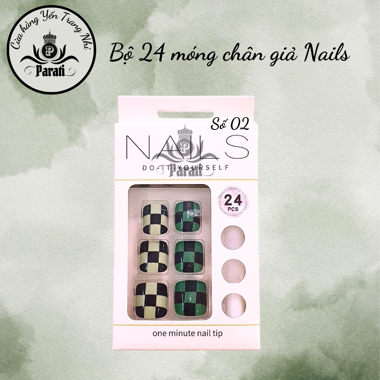 Bộ 24 nail chân giả
