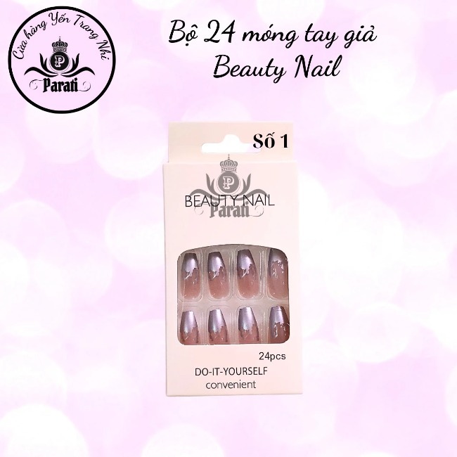 Bộ 24 móng tay giả Beauty Nail