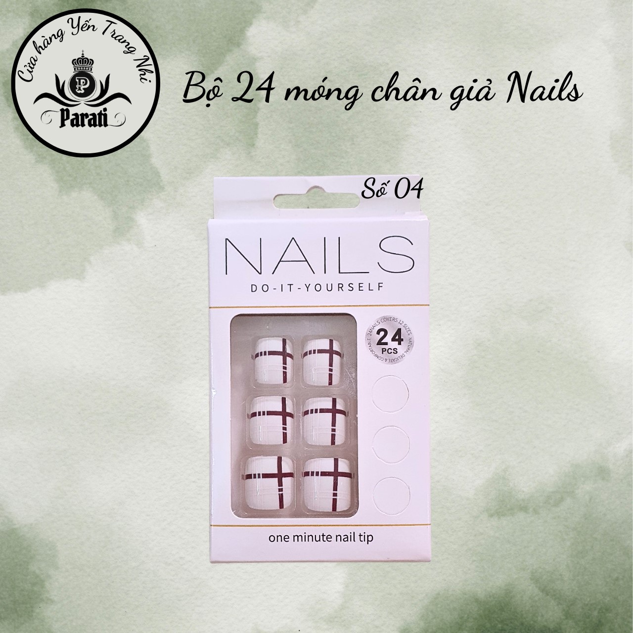 Bộ 24 nail chân giả