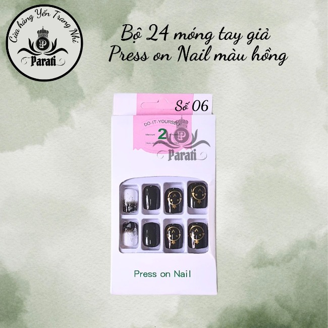 Bộ 24 nail giả Press on Nail G