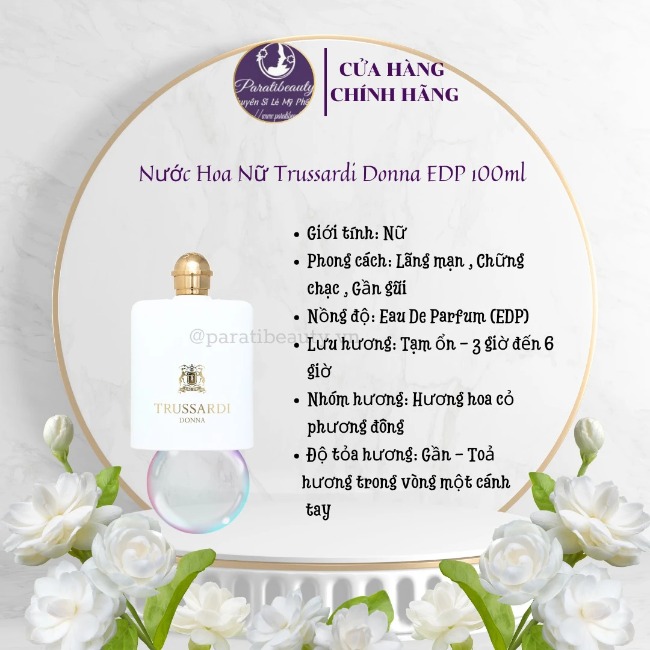 Nước Hoa Nữ Trussardi Donna EDP 100ml