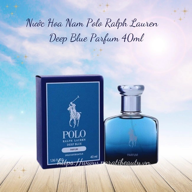 Nước Hoa Nam Ralph Lauren Po.lo Deep Blue Parfum Chính Hãng Pháp 40ml