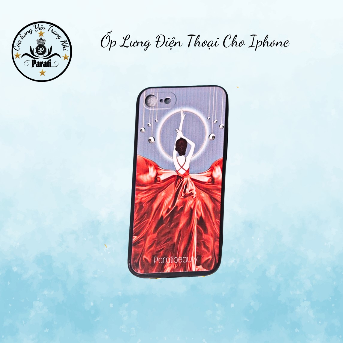 Ốp Điện Thoại Mềm, Chống Sốc Bảo Vệ Camera Họa Tiết Cô Gái Cho IPHONE 6/6Plus