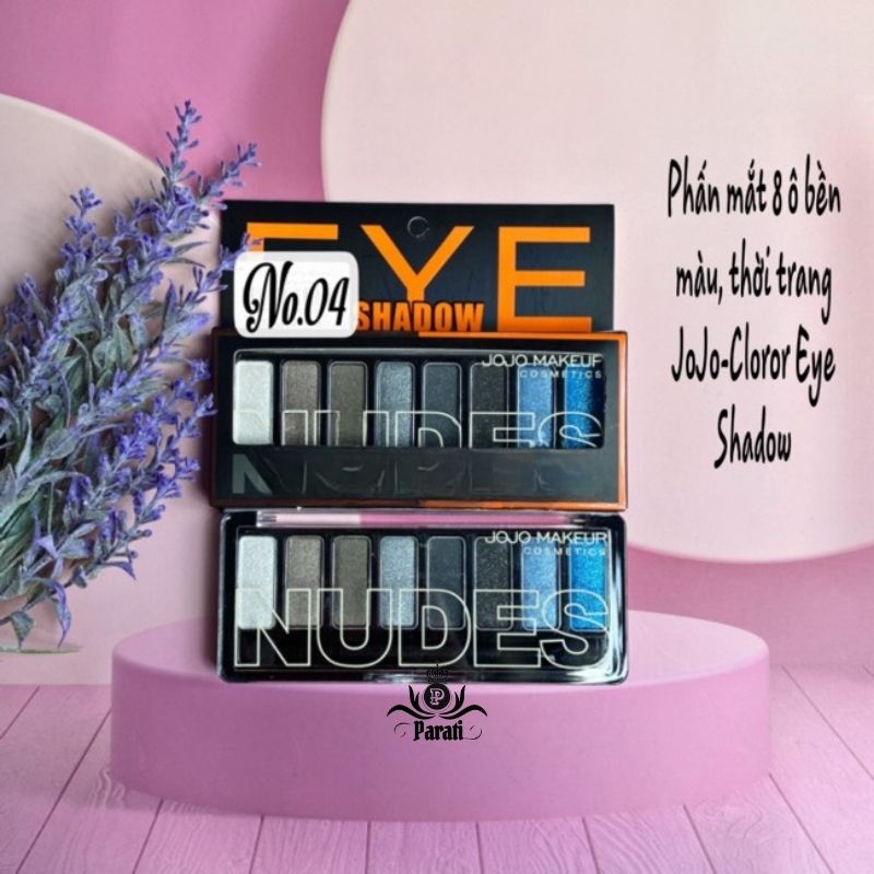 HLK-Phấn Mắt Jojo 8 Color Eye Shadow Bền Màu, Thời Trang Hàn Quốc