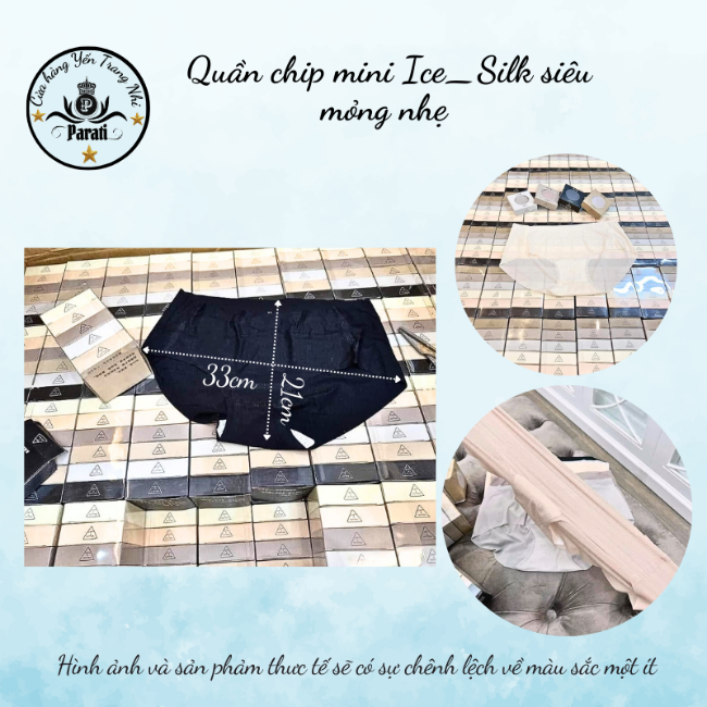B7.5.Set 6 quần chip mini Ice_Silk siêu mỏng nhẹ (6x19gr)