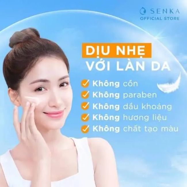 Sữa Chống Nắng Senka Perfect UV SPF50/PA+++Dưỡng Ẩm 40ml