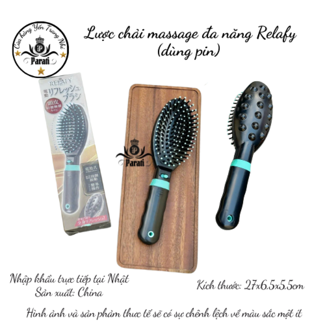 Lược chải massage đa năng Relafy (dùng pin)