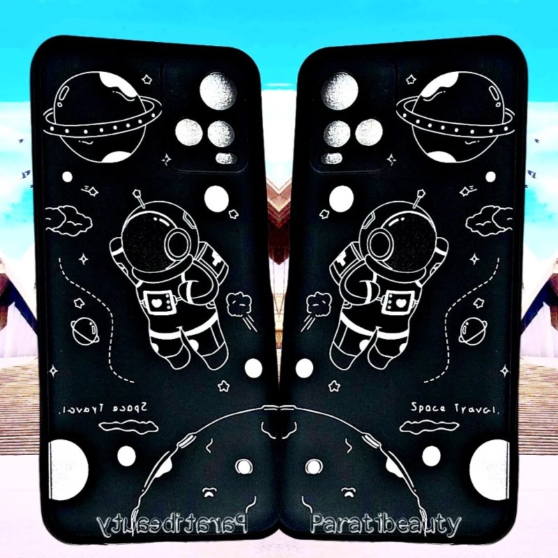 Ốp Lưng Điện Thoại Mềm, Chống Sốc, Bảo Vệ Camera Phi Hành Gia Dành Cho Vivo Y21