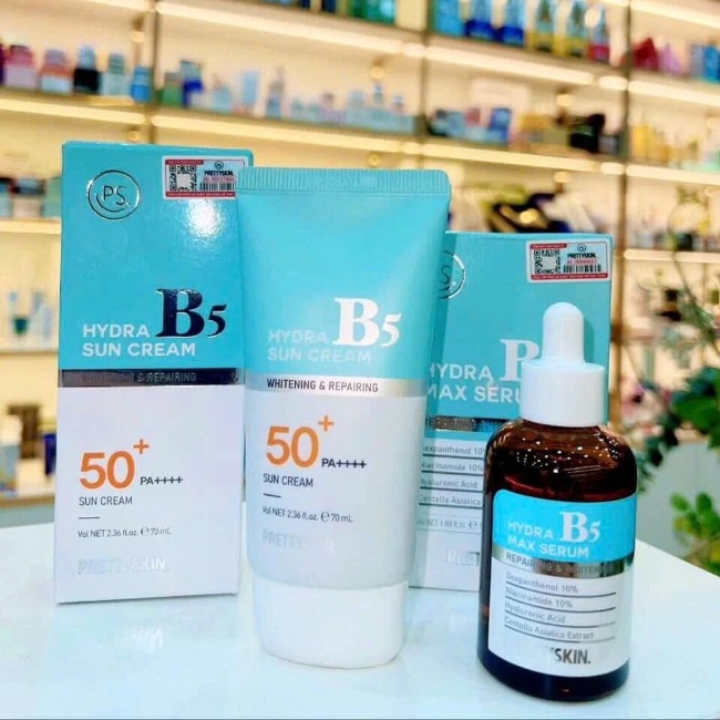 Serum Phục Hồi Dưỡng Trắng Prettyskin Hydra B5 Max Serum Hàn Quốc 50ml