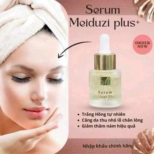 Serum Meiduzi Plus+ Dưỡng Da, Giảm Thâm Nám, Se Khít Lỗ Chân Lông 20ml