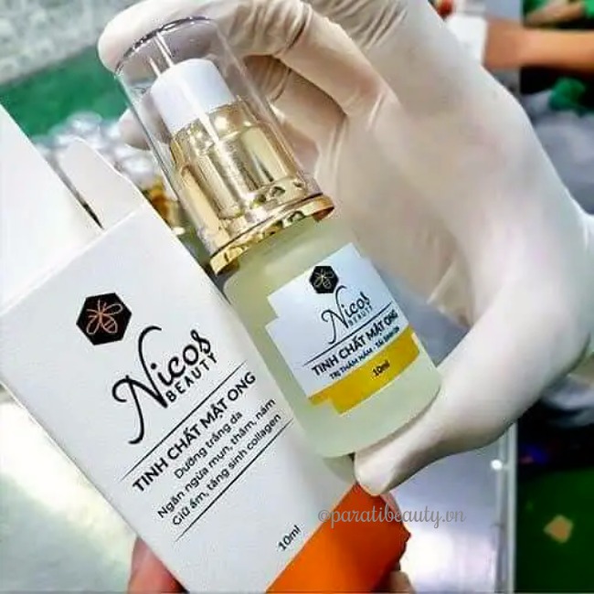 Serum Nicos Beauty Tinh Chất Mật Ong Dưỡng Da, Ngăn Ngừa Mụn 10ml
