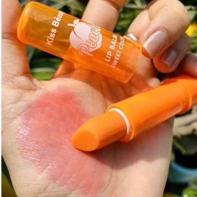 [NDT]Son Dưỡng Môi Trái Đào Peach Kiss Beauty Lip Balm 35g