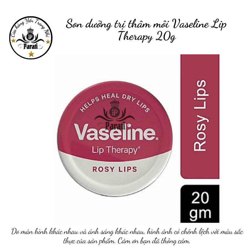Son dưỡng trị thâm môi Vaseline Lip Therapy 20g - Mỹ