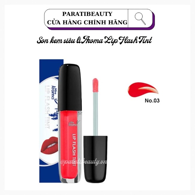 Son Kem Siêu Lì Aroma Lip Flash Tint Hàn Quốc