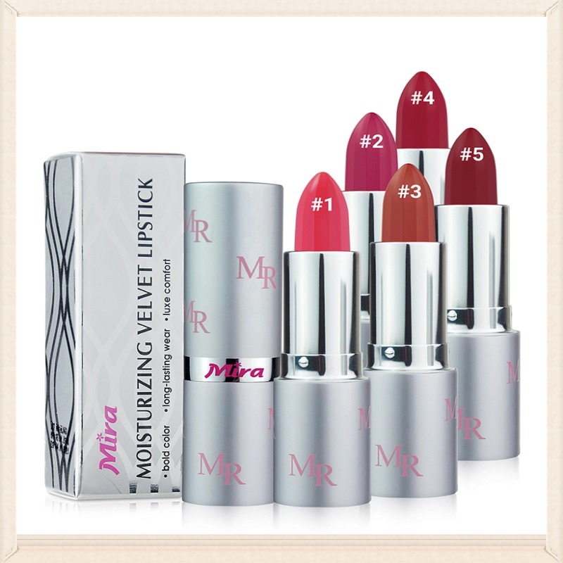 Son Môi Nhung, Mịn, Dưỡng Môi, Lâu Trôi Mira Moistuizing Velvet Lipstick #04 Red 3.5g