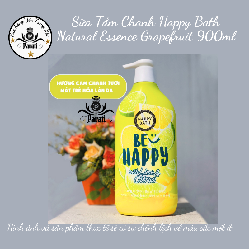 Sữa Tắm Happy Bath Natural Essence Grapefruit  900ml