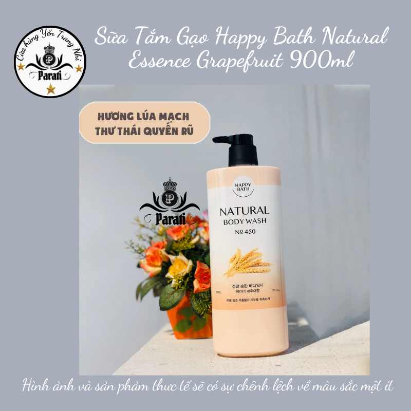 Sữa Tắm Happy Bath Natural Essence Grapefruit  900ml