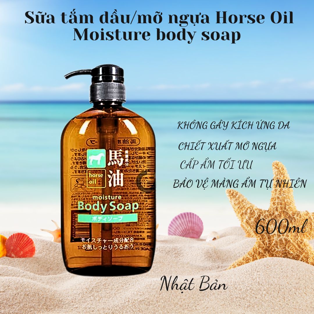 Sữa tắm dầu ngựa Horse Oil Body Soap 600ml