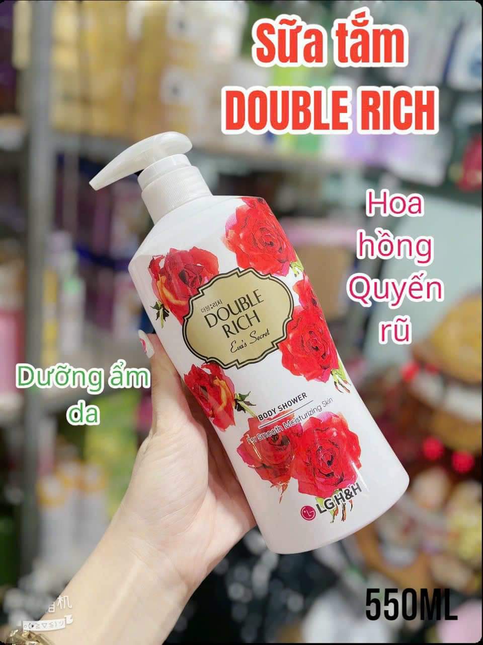 Sữa Tắm Double Rich Eva's Secret  Body Shower Việt Nam 800ml