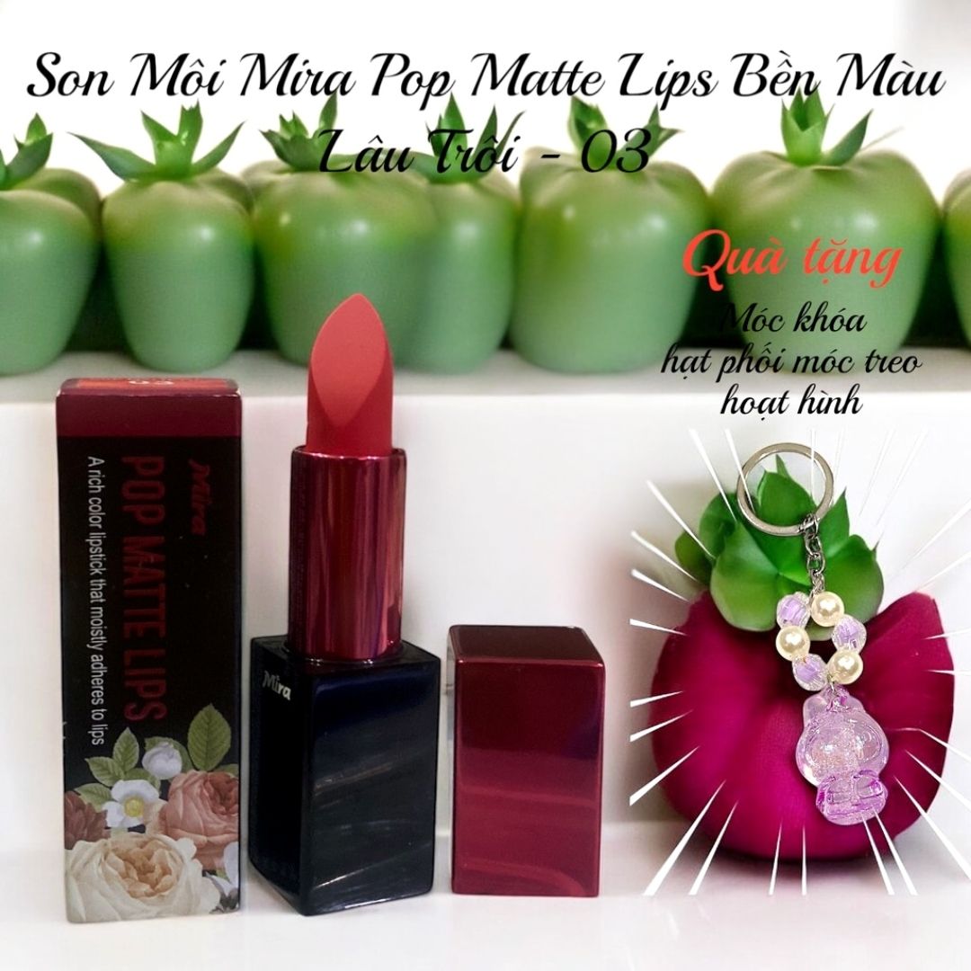 16.3 Son Môi Mira Pop Matte Lips Bền Màu Lâu Trôi