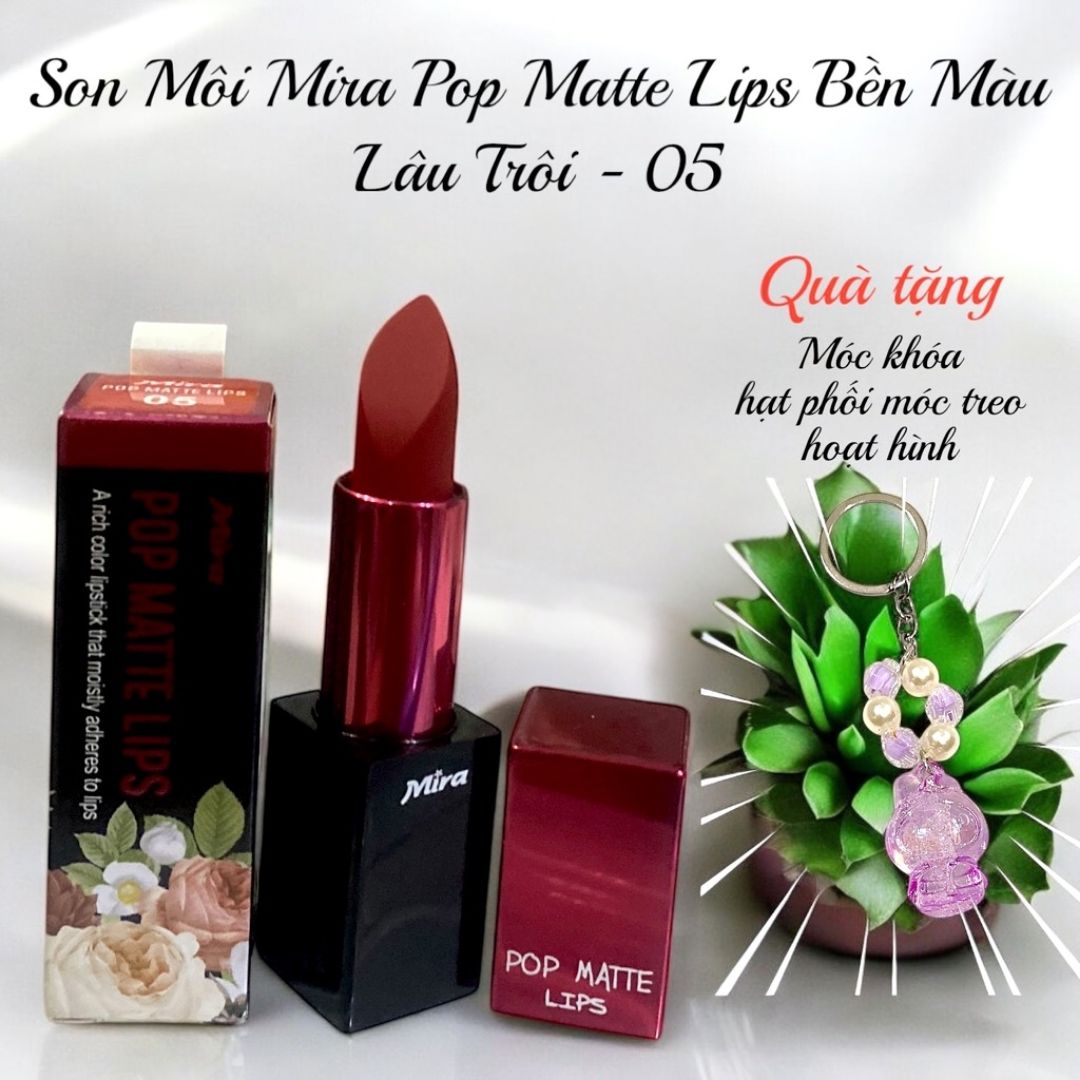 16.3 Son Môi Mira Pop Matte Lips Bền Màu Lâu Trôi