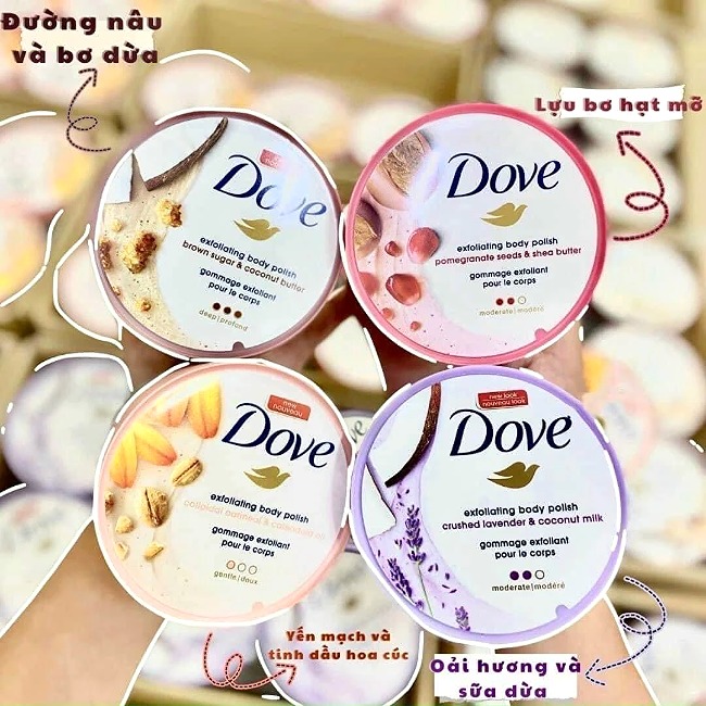 Tẩy Tế Bào Chết Dove Exfoliating Body Polish 298g