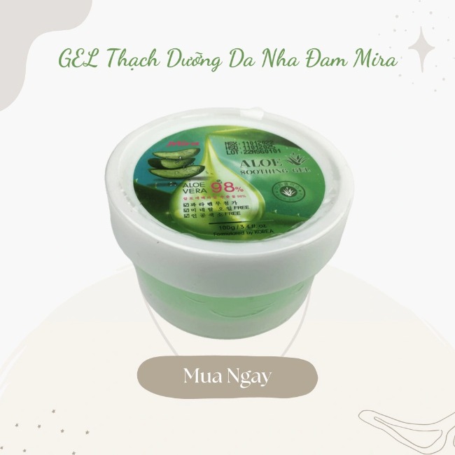 Gel thạch dưỡng da nha đam Mira 100g