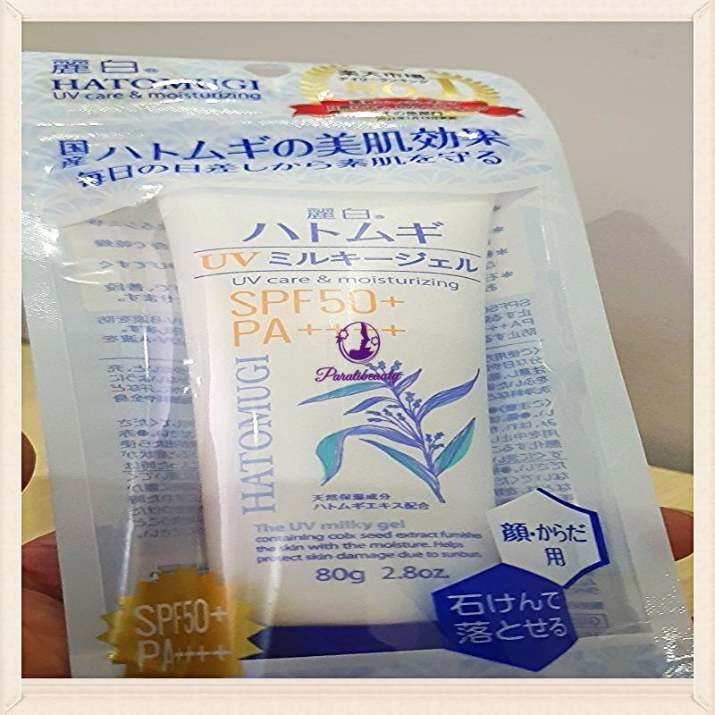16.9 Kem Chống Nắng Toàn Thân Hatomugi UV  SPF50+/PA+++ Nhật Bản 80g