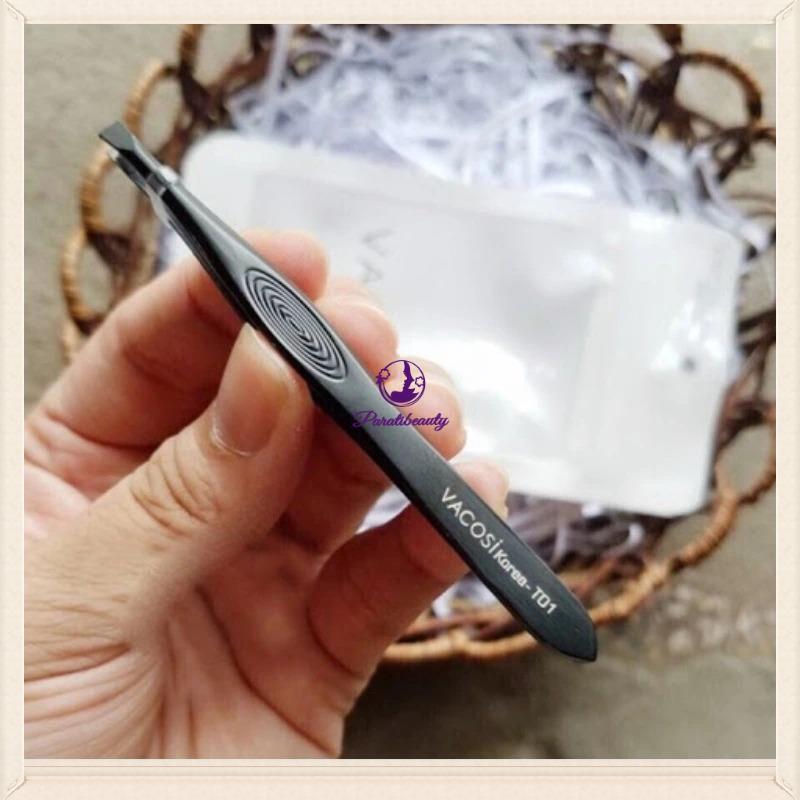 Nhíp Đầu Bằng Vacosi Flat Tweezers T01