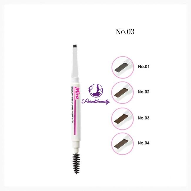 [HQ]Chì Kẻ Chân Mày Mira Sculpting Eyebrow Pencil Hai Đầu Tiện Dụng