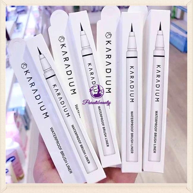 Bút Kẻ Mắt Dạ Đen Karadium Waterproof Brush Liner