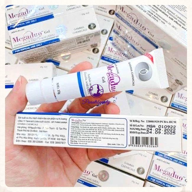 [VN]Gel Dưỡng Giảm Mụn Và Mờ Vết Thâm Megaduo 15g