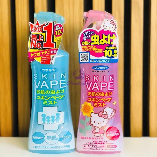 Xịt Chống Muỗi Và Côn Trùng Skin Vape 200ml