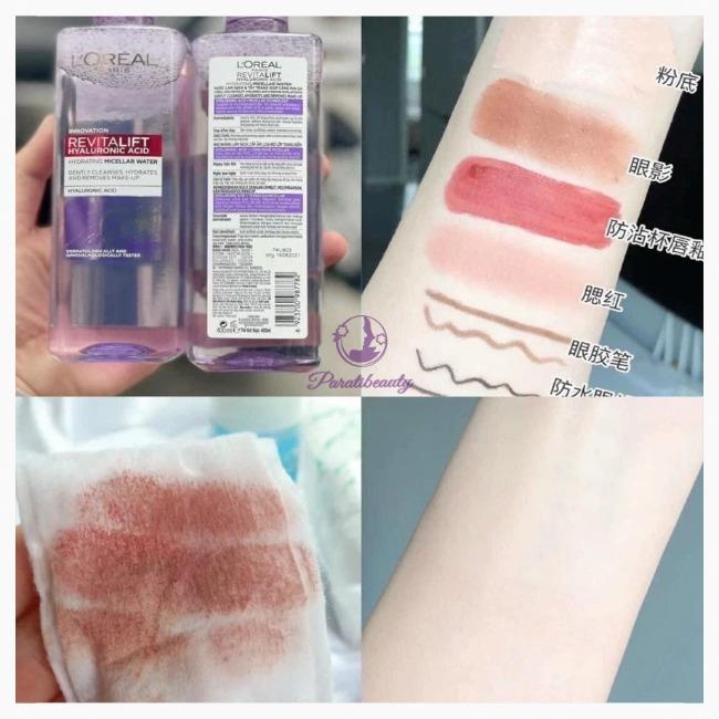 Nước Tẩy Trang Dưỡng Ẩm L'Oréal Paris Revitalift Crystal Purifying Micellar Water 95ml