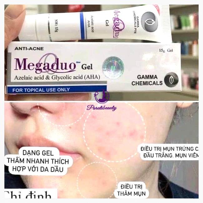 [VN]Gel Dưỡng Giảm Mụn Và Mờ Vết Thâm Megaduo 15g