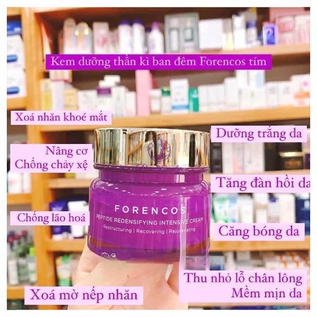 [HQ-khô]Kem Dưỡng Trắng Da Ban Đêm Forencos Peptide Redensifying Intensive Cream