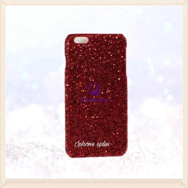 Ốp Điện Thoại Chống Sốc, Màu Đỏ Lấp Lánh Kim Sa Dành Cho IPHONE