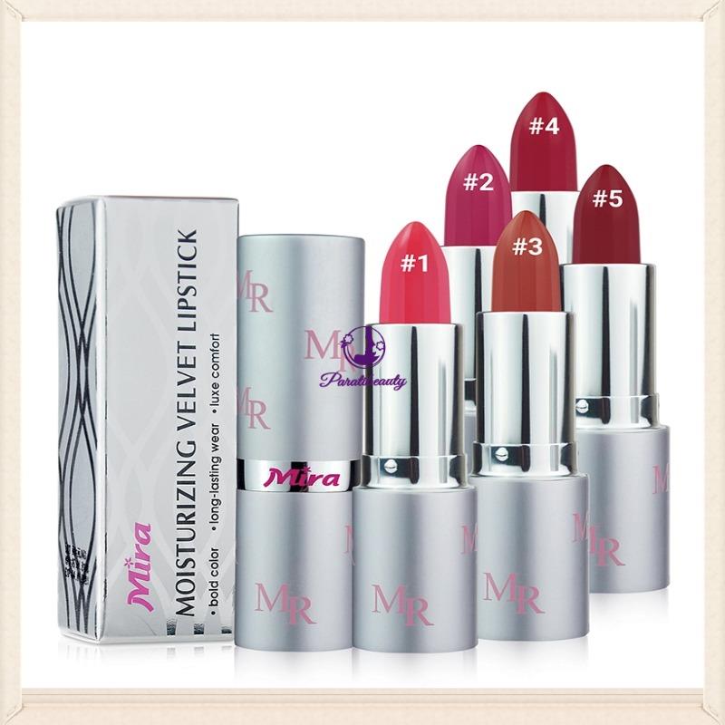 Son Môi Nhung, Mịn, Dưỡng Môi, Lâu Trôi Mira Moistuizing Velvet Lipstick #05 Brick Red 3.5g