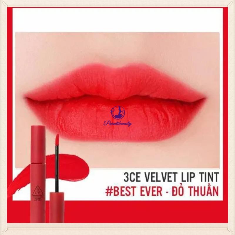 Son Kem Lì, Lên Màu Chuẩn 3CE Velvet Lip Tint 4g