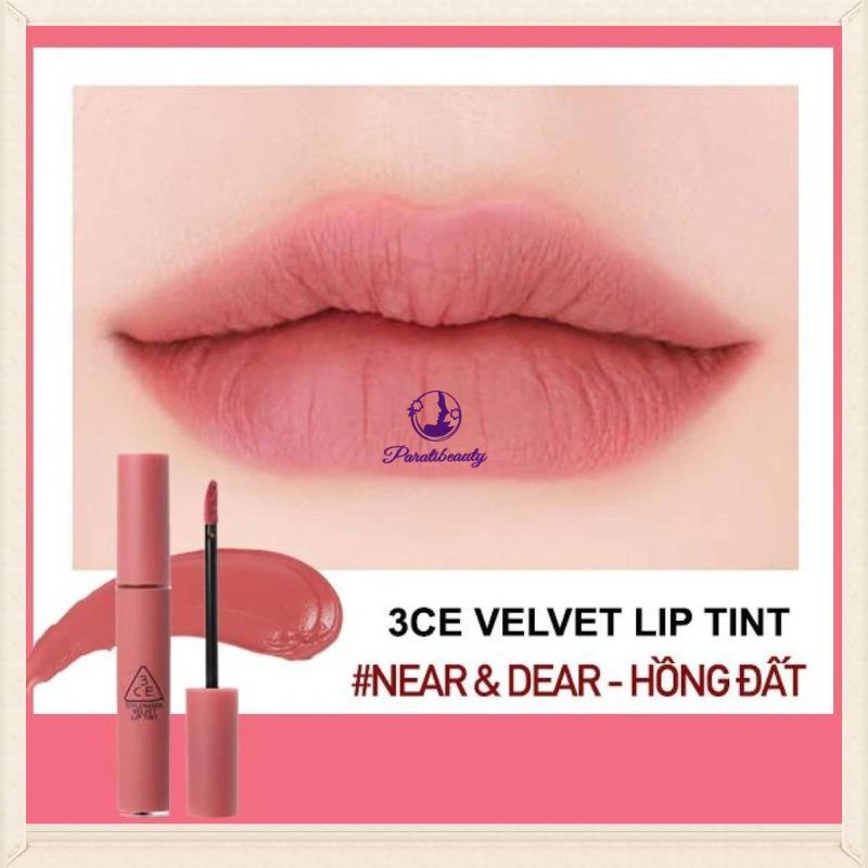 Son Kem Lì, Lên Màu Chuẩn 3CE Velvet Lip Tint 4g