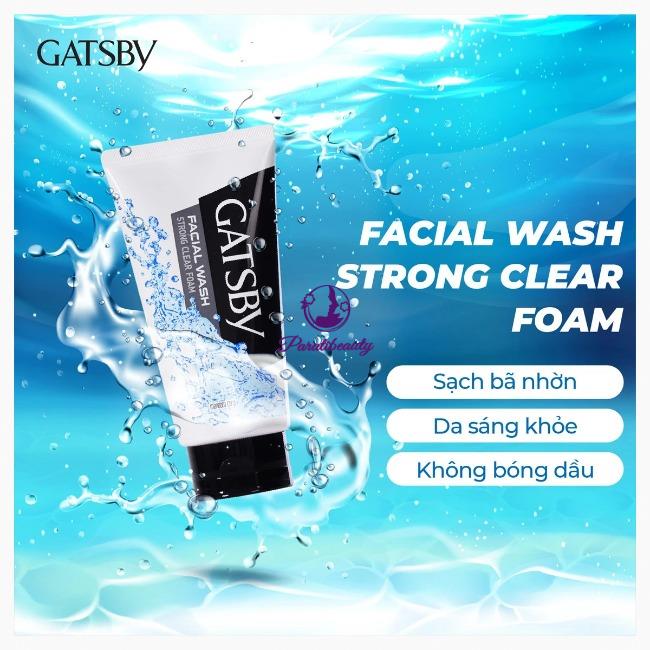 Sữa Rửa Mặt Gatsby Sạch Bụi Bẩn & Dầu Nhờn Facial Wash Perfect Scrub 130g