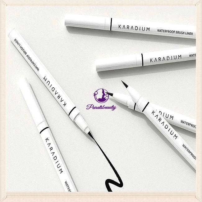 Bút Kẻ Mắt Dạ Đen Karadium Waterproof Brush Liner